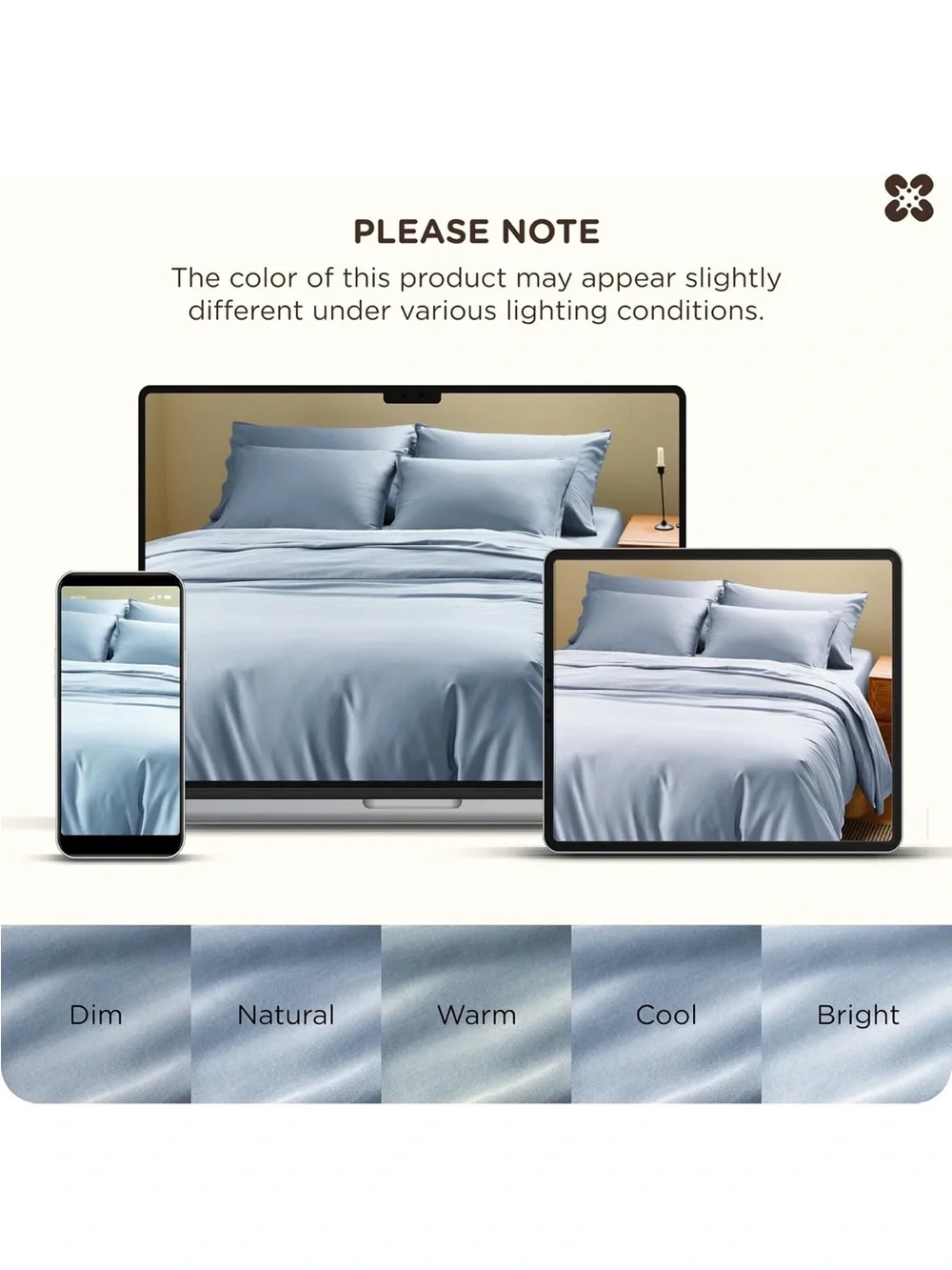 NEW Bedsure PureWoven Bamboo/Cotton Cooling Duvet Cover, Ideal for Hot Sleepers,